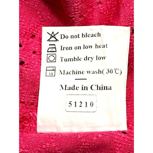 WiHoll Size XL NWT Hot Pink Textured Knit Sleeveless Top City Chic Bold Pop - Picture 9 of 10